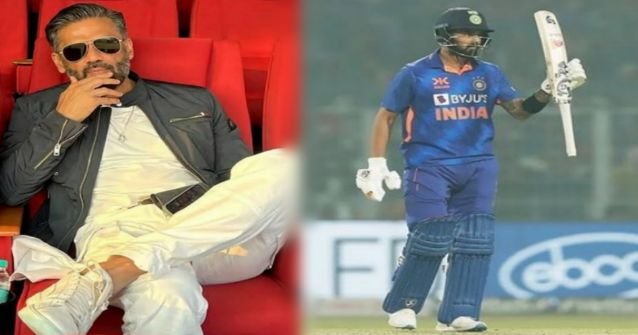 হবু জামাইয়ের খেলাতে খুশি সুনীল শেট্টি, IND VS SL 2ND ODI